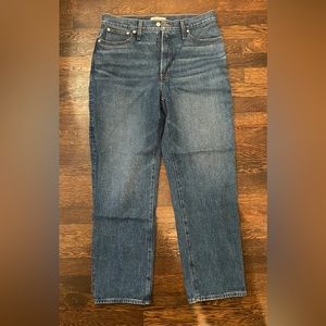NWOT Madewell The Perfect Vintage Straight Jean
